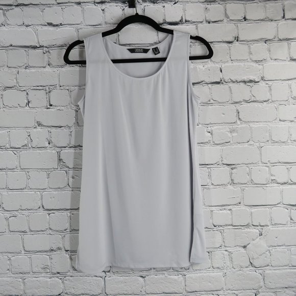 Women's Printed Chiffon Button Down Duster and Tank - Picture 4 of 5